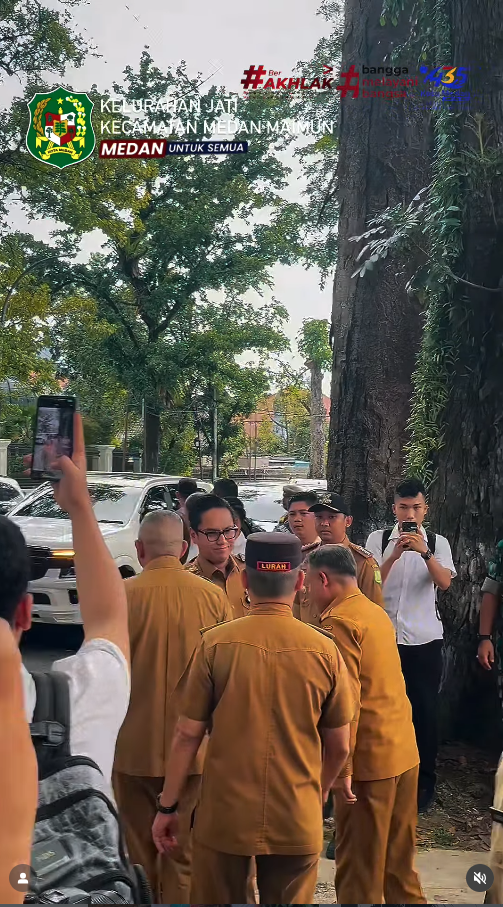 Giat Penertiban/Pengosongan Lahan dan Bangunan yang merupakan aset dari TNI AU, Yang terletak di Jl. Imam Bonjol, Kelurahan Jati, Kecamatan Medan Maimun